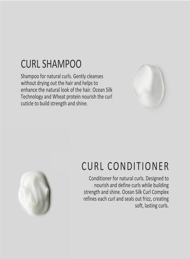 ساشاخوان مجموعة شامبو وبلسم ساشاجوان للشعر الكيرلي | تقنية حرير المحيط وبروتين القمح لتغذية وتحديد ونعومة تجعيدات الشعر | إصلاح ولمعان والتحكم في التجعد | نباتي وخالٍ من البارابين | عبوة من قطعتين (240 مل) - Image 2